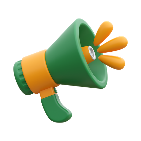 Megafone  3D Icon