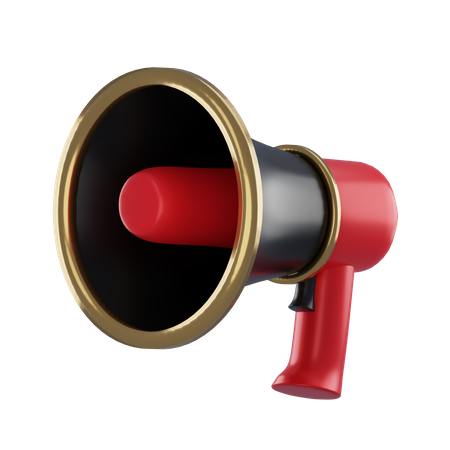 Megafone  3D Icon