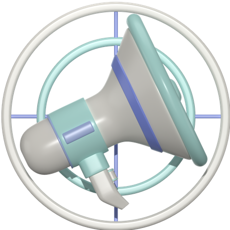 Megafone  3D Icon