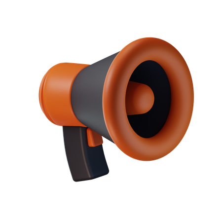 Megafone  3D Icon