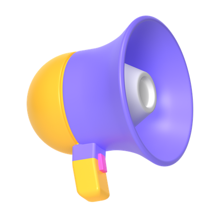 Megafone  3D Icon