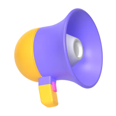 Megafone  3D Icon