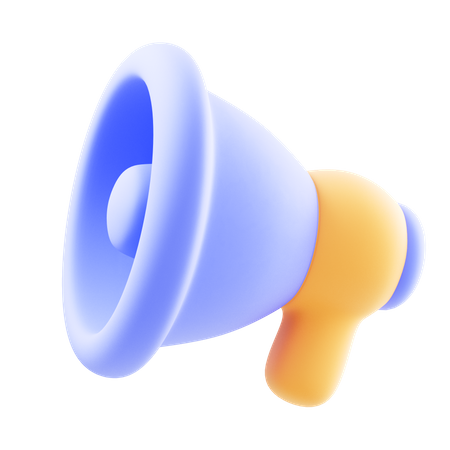 Megafone  3D Icon