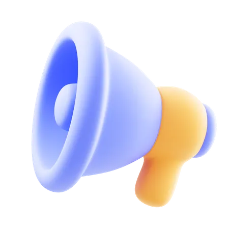 Megafone  3D Icon