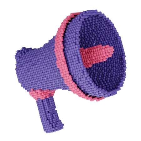 Megafone  3D Icon