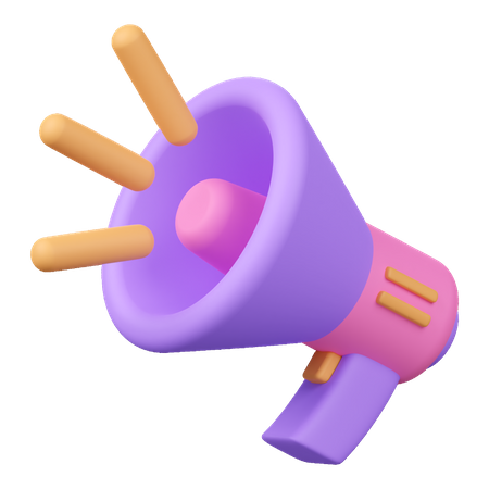 Megáfono  3D Icon