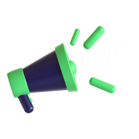 Noticias por megafono  3D Icon