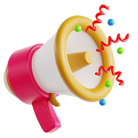 Megaphon  3D Icon