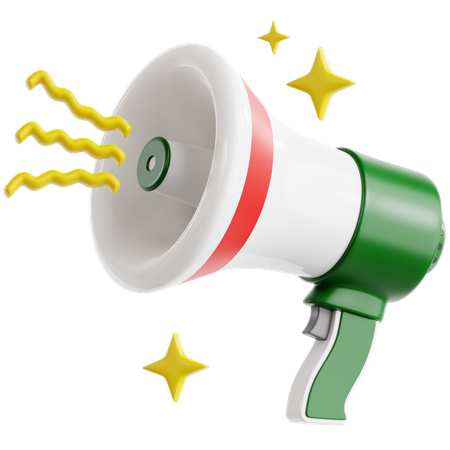 Megaphon  3D Icon