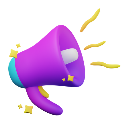 Megaphon  3D Icon
