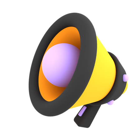 Megaphon  3D Icon