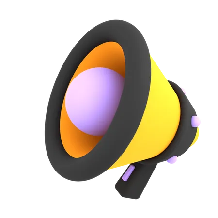 Megaphon  3D Icon