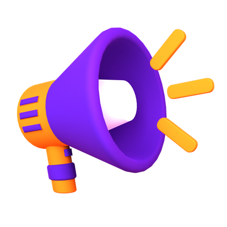 Megaphon  3D Icon