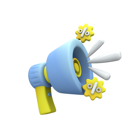 Megaphone  3D Icon