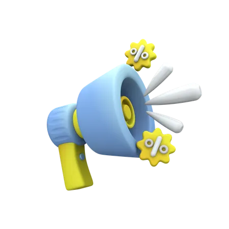 Megaphone  3D Icon