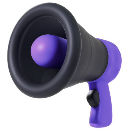 Mégaphone  3D Icon