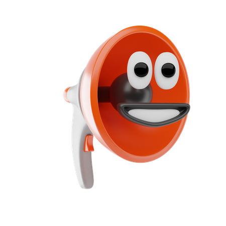 Mégaphone  3D Icon