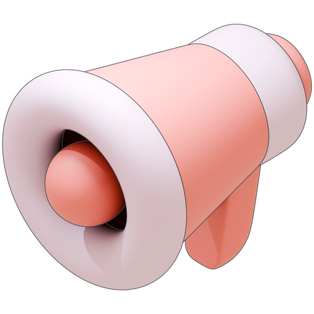 Megaphone  3D Icon