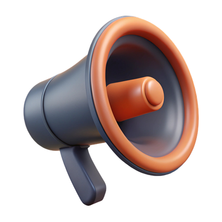 Mégaphone  3D Icon