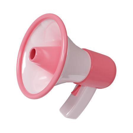 Mégaphone  3D Icon