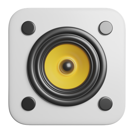 메가폰  3D Icon