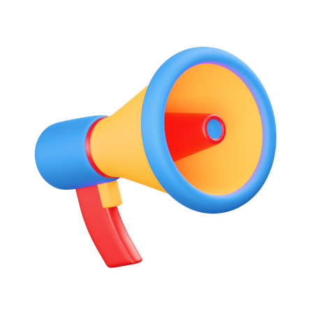 Megaphone  3D Icon