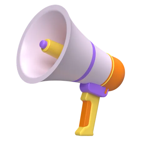 Megaphone  3D Icon