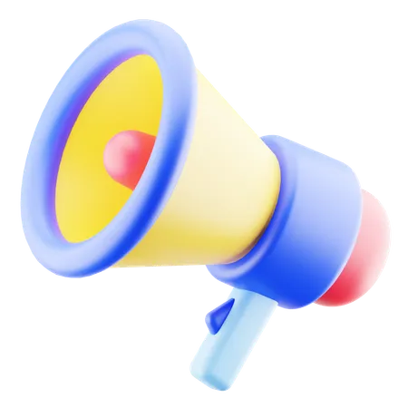 Megaphone  3D Icon