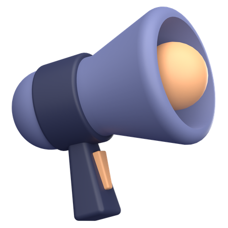 Megaphone  3D Icon