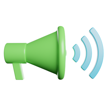 Megaphone  3D Icon