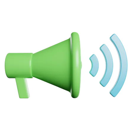 Megaphone  3D Icon