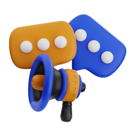 Megaphone  3D Icon