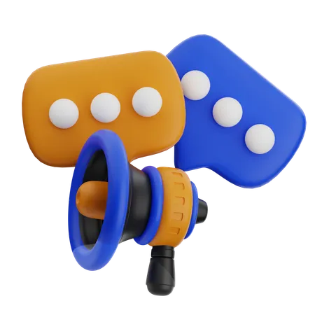 Megaphone  3D Icon