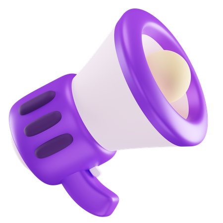 Megaphone  3D Icon