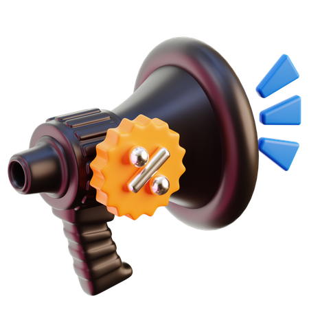 Megaphone  3D Icon