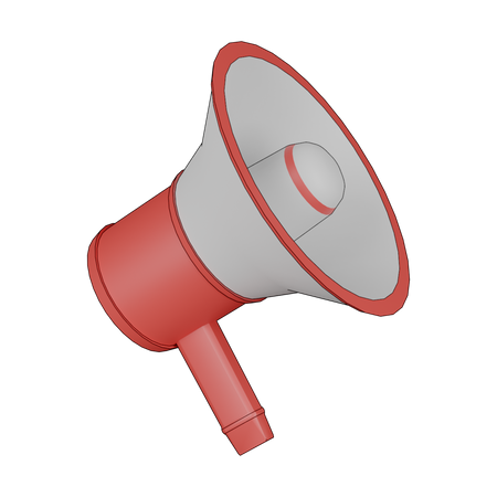 Megaphone  3D Icon