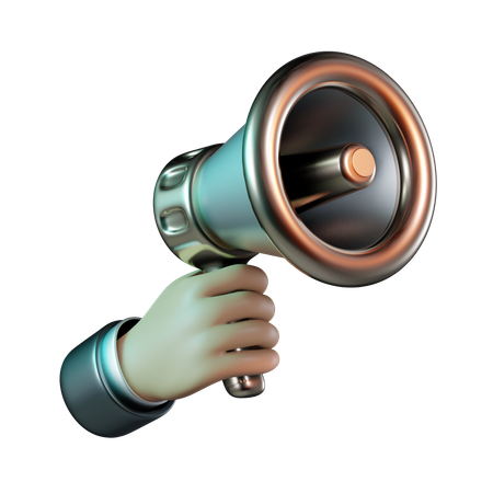 Megaphone  3D Icon