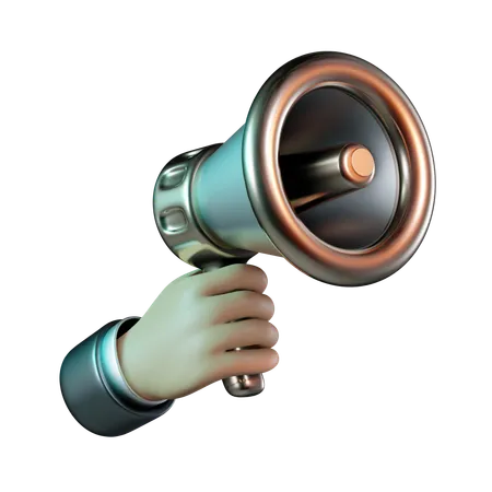 Megaphone  3D Icon