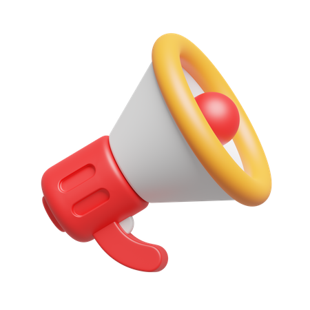 Megaphone  3D Icon