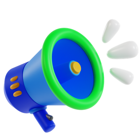 Megaphone  3D Icon