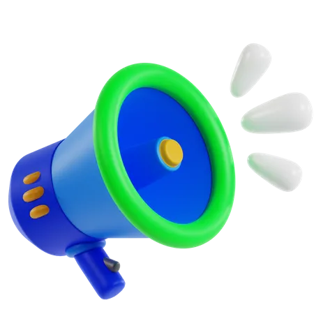 Megaphone  3D Icon