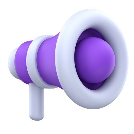 Megaphone  3D Icon