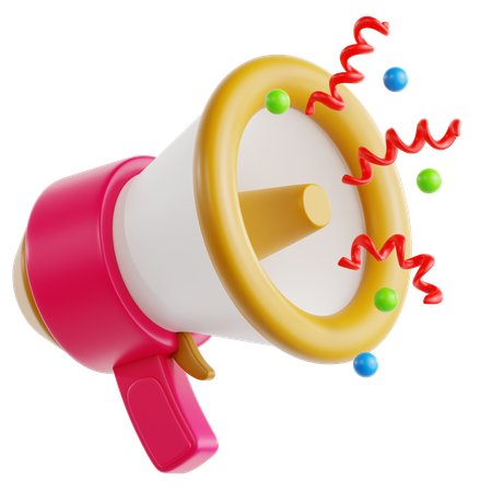 Megaphone  3D Icon