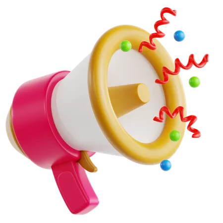 Megaphone  3D Icon