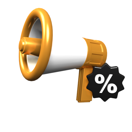 Megaphone  3D Icon