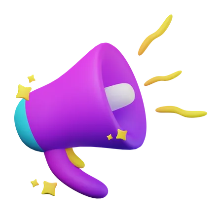 Megaphone  3D Icon