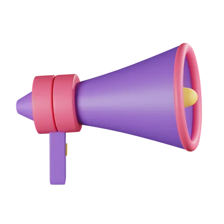 Megaphone  3D Icon