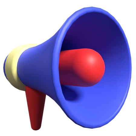 Megaphone  3D Icon