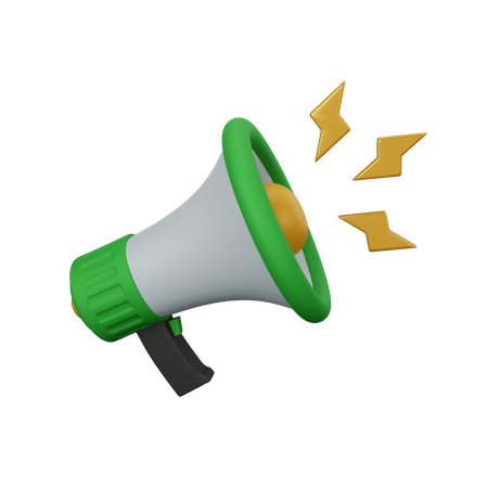 Megaphone  3D Icon