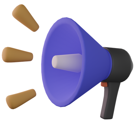 Megaphone  3D Icon